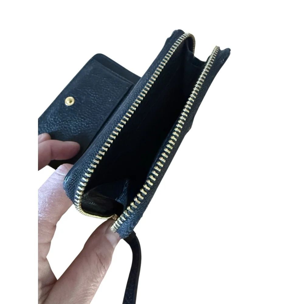 Tory Burch Black Leather Wallet